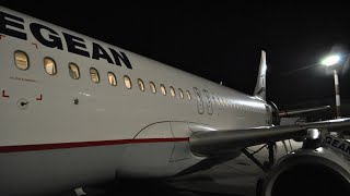 Aegean Airlines Economy Class  Airbus A320  Flight A3213 RhodesAthens [upl. by Messere269]