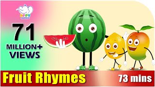 Fruit Rhymes  Best Collection of Rhymes for Children in English [upl. by Leasim]