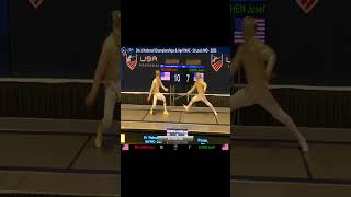 Saber Mastery Williams Grants 3 Brilliant Techniques in Dvi 1 Mens Saber Final Championships 2023 [upl. by Jacquet616]