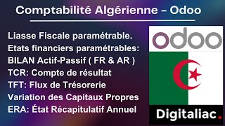 Odoo Comptabilité Algérienne  Liasse fiscale et Etats Financiers [upl. by Aramenta]