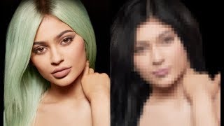 Taking Away Kylie Jenners Plastic Surgery amp Makeup With Photoshop [upl. by Mauve]