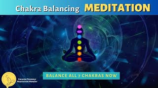 Meditation to BALANCE the 7 CHAKRAS  19 Minutes  Awaken Yourself [upl. by Anirahs]