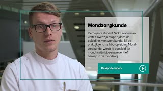 Inholland  Mondzorgkunde Stagiair aan het woord over de opleiding [upl. by Nawud]