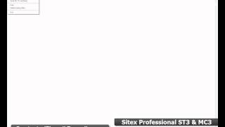 Sitex Professional ST3 amp MC3 [upl. by Sybille]