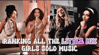 Ranking ALL the Little Mix girls solo music [upl. by Auahsoj]