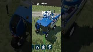 Grapes harvesting in fs 23 New HOLLAND Braud 9070L FUHRMANN LWS 12000 fs23 £amberstone grapes [upl. by Pirzada]