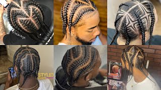 Top 20 Trending braids hairstyles for men  Men braids hairstyles 2022 Compilation [upl. by Siward]