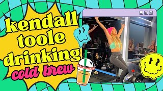 kendall toole drinking cold brew compilation part one ✨☕️ [upl. by Assirehs]