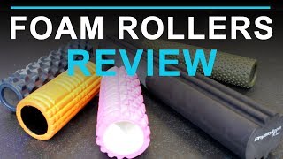 Foam Rollers Review Differences Between Foam Rollers [upl. by Bornstein]