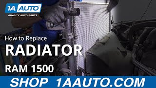 How to Replace Radiator 0918 RAM 1500 [upl. by Yeliah]