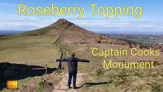 Roseberry Topping To Captain Cooks Monument April 2021 [upl. by Parthena]