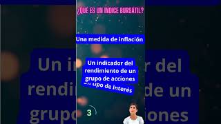 ¿Qué es un índice bursátil Entiende su importancia en el mercado shorts viralshorts riqueza [upl. by Arun259]