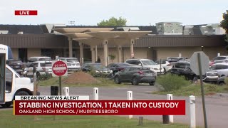 Student stabbed at Oakland High School in Murfreesboro [upl. by Eerpud583]