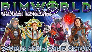 You finally convinced me to try Combat Extended in Rimworld World Gen amp Game Setup [upl. by Mcilroy224]