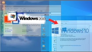 How to Transform Windows 10 into Windows 2000 [upl. by Poucher]