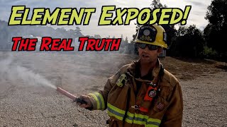 Firefighter Tests Element Fire Extinguisher DOES ELEMENT WORK [upl. by Maximilien]