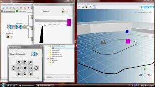 Robotino  RobotinoSim y RobotinoView [upl. by Wills342]