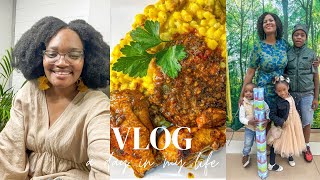 Weekly Vlog  Mom Life  Life in my 30s  Lets cook samp and chicken together  SA Youtuber [upl. by Anaehs499]