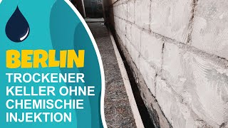 Kellerabdichtung durch Kristallisation von Wasser in Wänden und Böden ohne Injektionen [upl. by Jahncke]