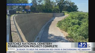 Natchez National Cemetery stabilization project complete [upl. by Nikolaos675]