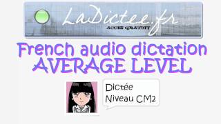 uneplanète  Dictée niveau CM2  FLE  averageeasy level [upl. by Merv]