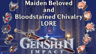 Maiden Beloved Bloodstained Chivalry and The Black Sword  GENSHIN IMPACT Lore [upl. by Serra689]