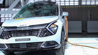 2024 KIA SPORTAGE Crash Test [upl. by Gnourt]