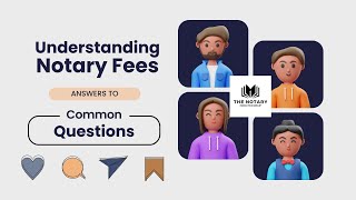 Understanding Notary Fees Clear Answers to Common Questions [upl. by Afirahs48]