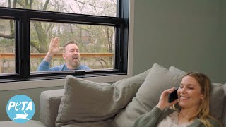 ‘Oh What the F’ Chad Daniels Spends Day as an ‘Outdoor Cat’ in New PSA With Kelsey Cook [upl. by Adriana932]