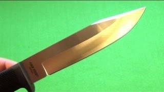 Cold Steel SRK San Mai Initial Edge Retention Test and Comments [upl. by Mastic]