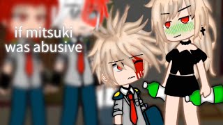 if mitsuki was abusive abusive mitsuki abused bakugou mha myheroacademiagacha TW BLOOD [upl. by Alard458]