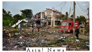 🚨 At least 18 DEAD in Thailand fireworks factory explosion [upl. by Aniluj]