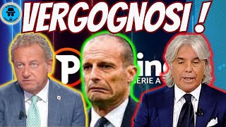 VERGOGNOSI IERI A PRESSING LA DIFESA SULLA RISPOSTA DI ALLEGRI HA DEL GROTTESCO ECCOVI GLI AUDIO [upl. by Donohue10]