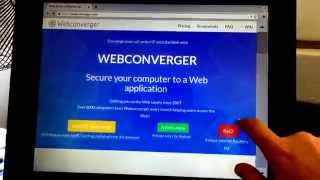 Webconverger on an Atom based touch screen device [upl. by Ondine]