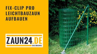 FixClip Pro Leichbauzaun aufbauen  Montagevideo  GAH Alberts [upl. by Oah]