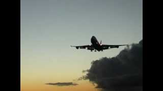 Virgin Atlantic Boeing 747400 Landing in Tobago [upl. by Phineas]