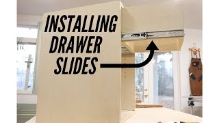 Installing Full Extension Drawer Slides [upl. by Anir]