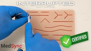 Simple Interrupted Sutures You Wont Learn LIKE THIS In An OR [upl. by Nathanoj]