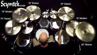 Scymtek Cymbals16quot 18quot 20quot China Comparison [upl. by Still]