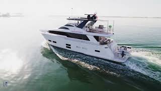 AVAILABLE 2017 Hatteras M75 Panacea walk through By Raul Rodriguez 4950000 [upl. by Terbecki]