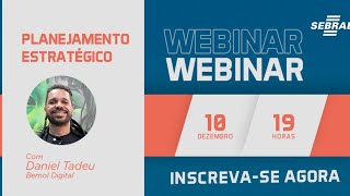 Webinar Planejamento Estratégico [upl. by Millman344]