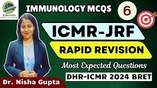 ICMR Revision Series Part6  Expected Immunology Questions for ICMR  Biodotcom  icmr jrf2024 [upl. by Susann]