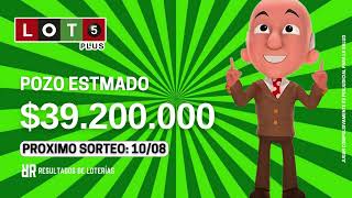 Resultados del sorteo Loto 5 plus del Sábado 3 de Agosto del 2024 [upl. by Zuzana]