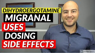 Dihydroergotamine Migranal  Pharmacist Review  Uses Dosing Side Effects [upl. by Padegs594]