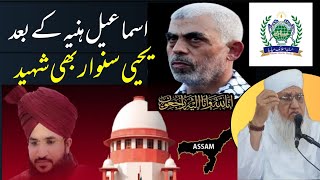 یحیی سنوار کی شہادت پر اہم پیغام Molana Sajjad nomani Mufti Taqi usmani [upl. by Libb]