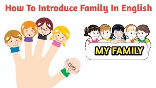 Practice introducing your family  about my family 🇬🇧✨ [upl. by Wivinia]