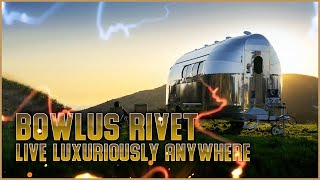 Exploring the Future of RVs The AllElectric SelfParking Bowlus Rivet Travel Trailer [upl. by Nnahsal961]