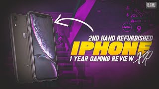 2nd HAND IPHONE XR 1 YEAR REVIEW  IPHONE XR BGMI TEST  BGMI LAG FIX [upl. by Lance]