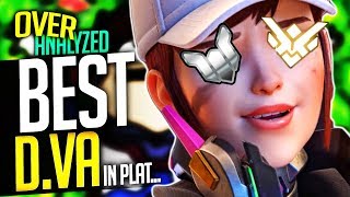 Overwatch Coaching  The BEST DVa in PLAT OverAnalyzed [upl. by Ekim]