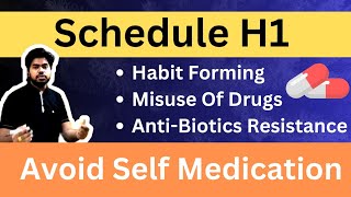 Schedule H1 Drugs Explanation Habit forming Drugs Misuse of Drugs Antibiotics Resist pharmacist [upl. by Arej]